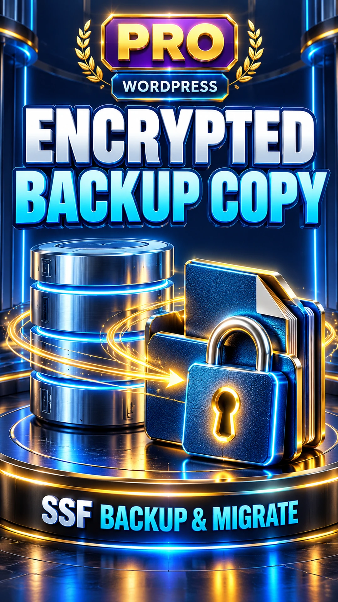 SSF Backup & Migrate encrypted backup copy — pro tutorial cover