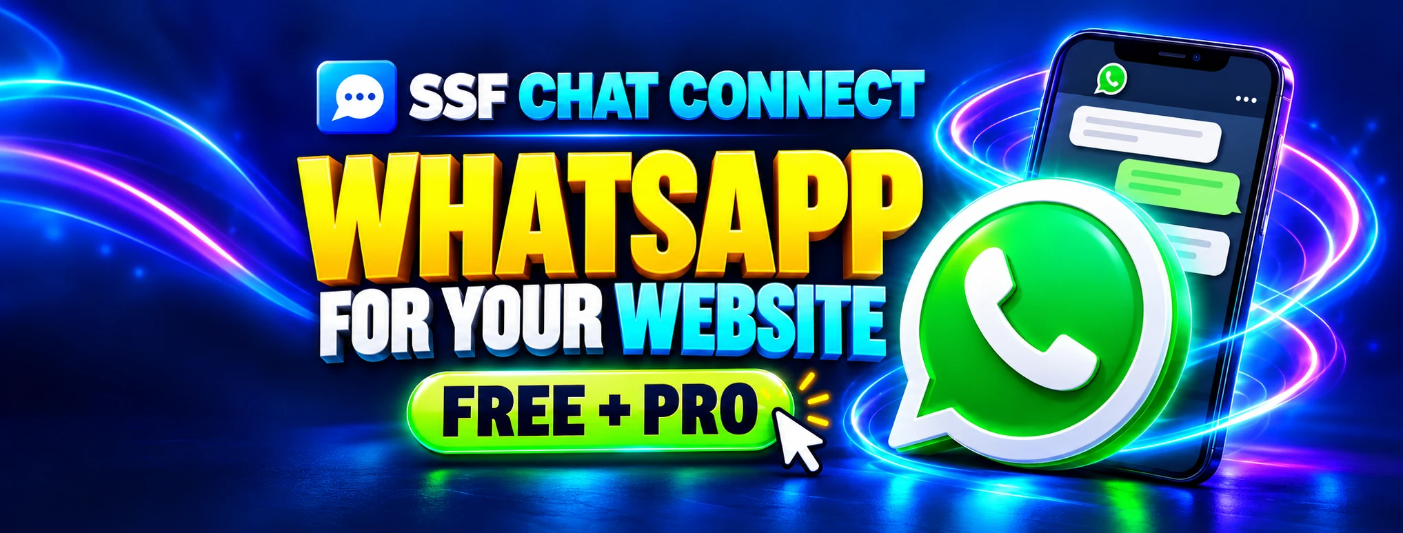 SSF Chat Connect - WhatsApp buttons for your website, with Free and Pro editions