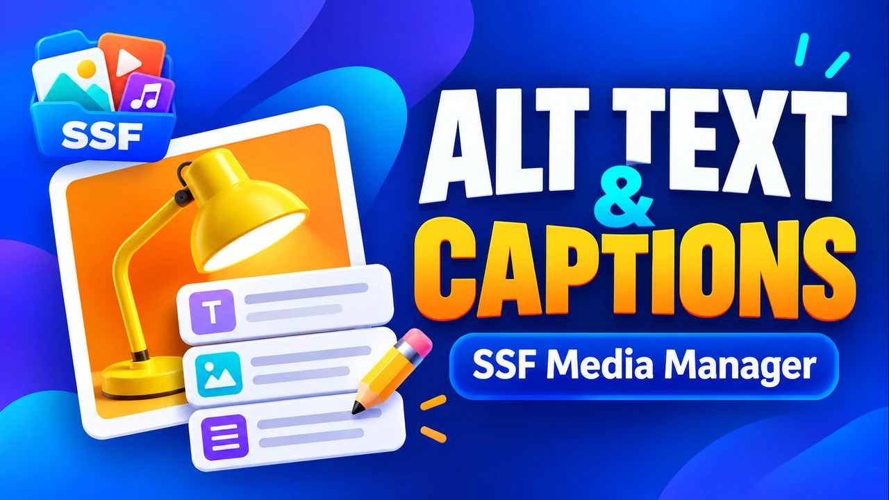 Alt text, titles and captions video thumbnail