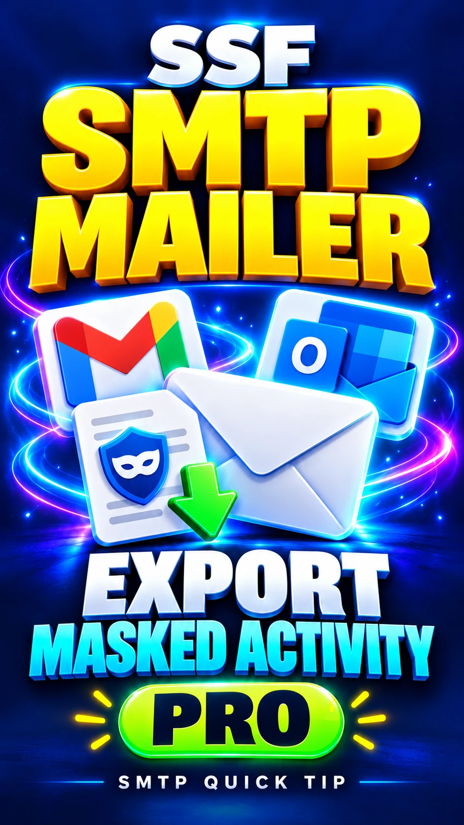 SSF SMTP Mailer PRO quick tip: export masked activity